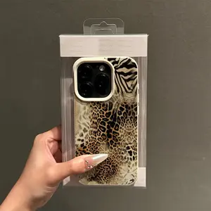 Leopard And Zebra Patterns Suitable for TPU Cases for Iphone 16 Pro Max, Compatible with Iphone 16 Pro Max/14/16 Plus/15/13 Pro/12/11, Durable And Drop-Resistant Protective Covers with High Aesthetic