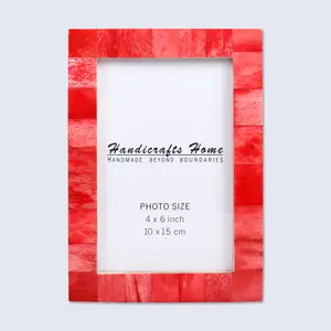Photo Frames Handmade Red 4x6