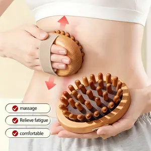 New manual limb massage tool, body massage brush, for massaging the abdomen, limbs, and scalp, helping to relieve fatigue and soreness. A home care tool; dry brush removes dead skin.
