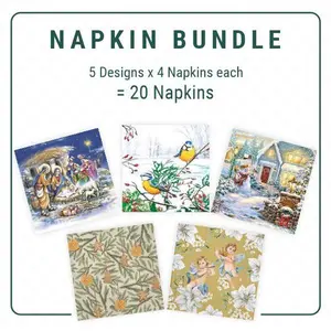 Napkin Bundle - Christmas - Lunch