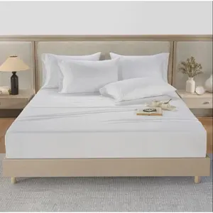 KIRKLAND Super Soft Fitted Sheets, Bedding Linens for Bedroom Use