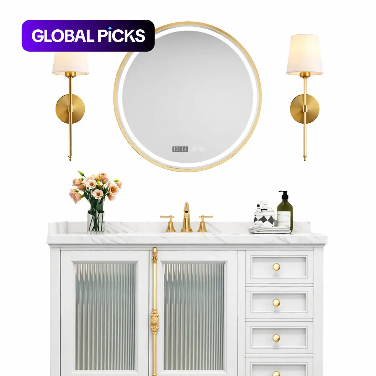 USB Rechargeable Wall-Mounted Light with Remote Control, Decorative Dimmable Indoor Wall Light for Bedroom, Living Room and Corridor #GLOBAL PICKS