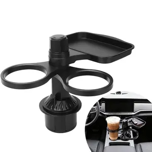 Car Cup Holder Tray, Detachable Car Food Tray Table, Car Dining Tray, Cup Holder Expander Adapter for Car, Road Trip Essentials