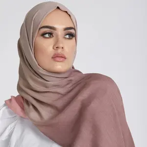 Modal Gradient Soft Hijab  Color Transition Hijab with Natural Flow MH162