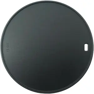 Round Pizza Steel 12" - Reversible  Cast Creates Gorgeous Crusts, Enamelled Cast Iron Pizza Baking Stone For Oven, Round Griddle, Speed & Even Heating Baking Steel Griddle