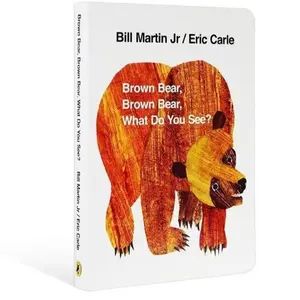 Board Book Bear Bear What Did You See, Picture Book for Ages 0-3, Early Reading Book, Preschool Learning Book, Educational Storybook