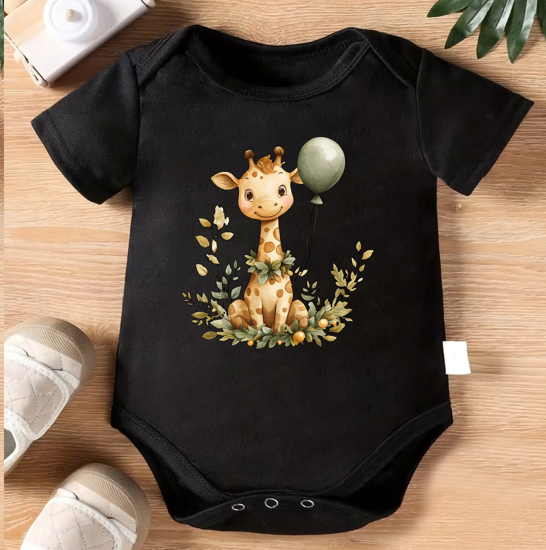 Baby Giraffe Bodysuit, Cute Safari Animal Infant Onesie, Woodland Newborn Romper, Neutral Baby Shower Gift, Jungle Nursery Outfit, Toddler Baby Clothes