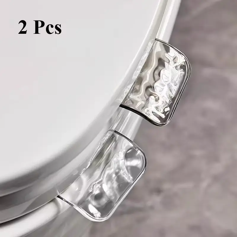 2 Pieces Toilet Lid Opener Set, Durable Toilet Seat Covers for Bathroom & Pad Ring Lifter, Flipper Device for Easy Access, Anti-Fouling Hand Grip Design, Bathroom & Restroom Accessory, Home Goods
