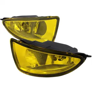 2004-2005 Civic Coupe/Sedan H8 Fog Lights Kit (Chrome Housing/Yellow Lens)