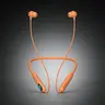 Orange Neckband Wireless In-Ear Stereo Earbuds - IPX4 Rated, Hi-Fi Sound, ENC Noise Control, LED Battery Display, Magnetic Connection, Cable Management, Smart Voice Assistant, Sports & Hands-Free Calls for Cellphones, Tablets, Earbuds Headset, Bluetooth H