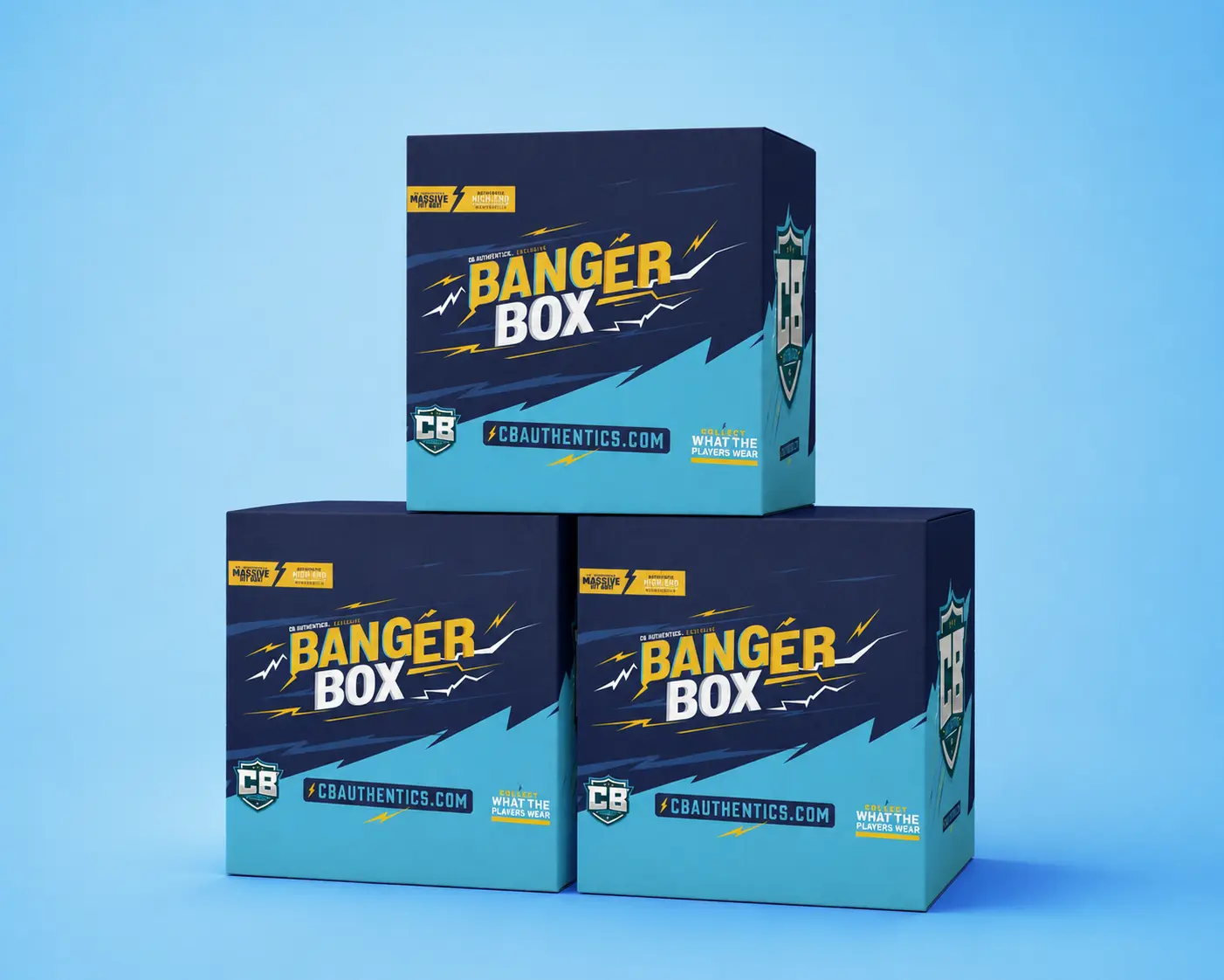 Banger Box - PYT! (3) 100% Authenticated Autographed Full-Sized Helmets