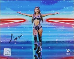 Maxxine Dupri WWE Autographed 8" x 10" Entrance Arms Out Photograph - Fanatics Authentic Certified
