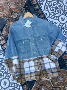 Two-Tone Denim & Flannel