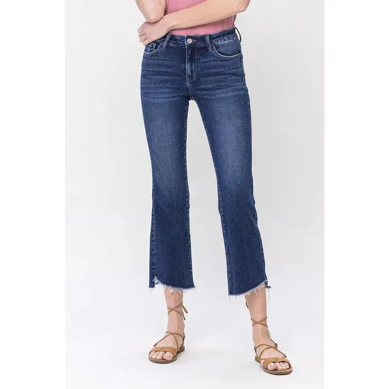 Vervet Cropped Flare Denim
