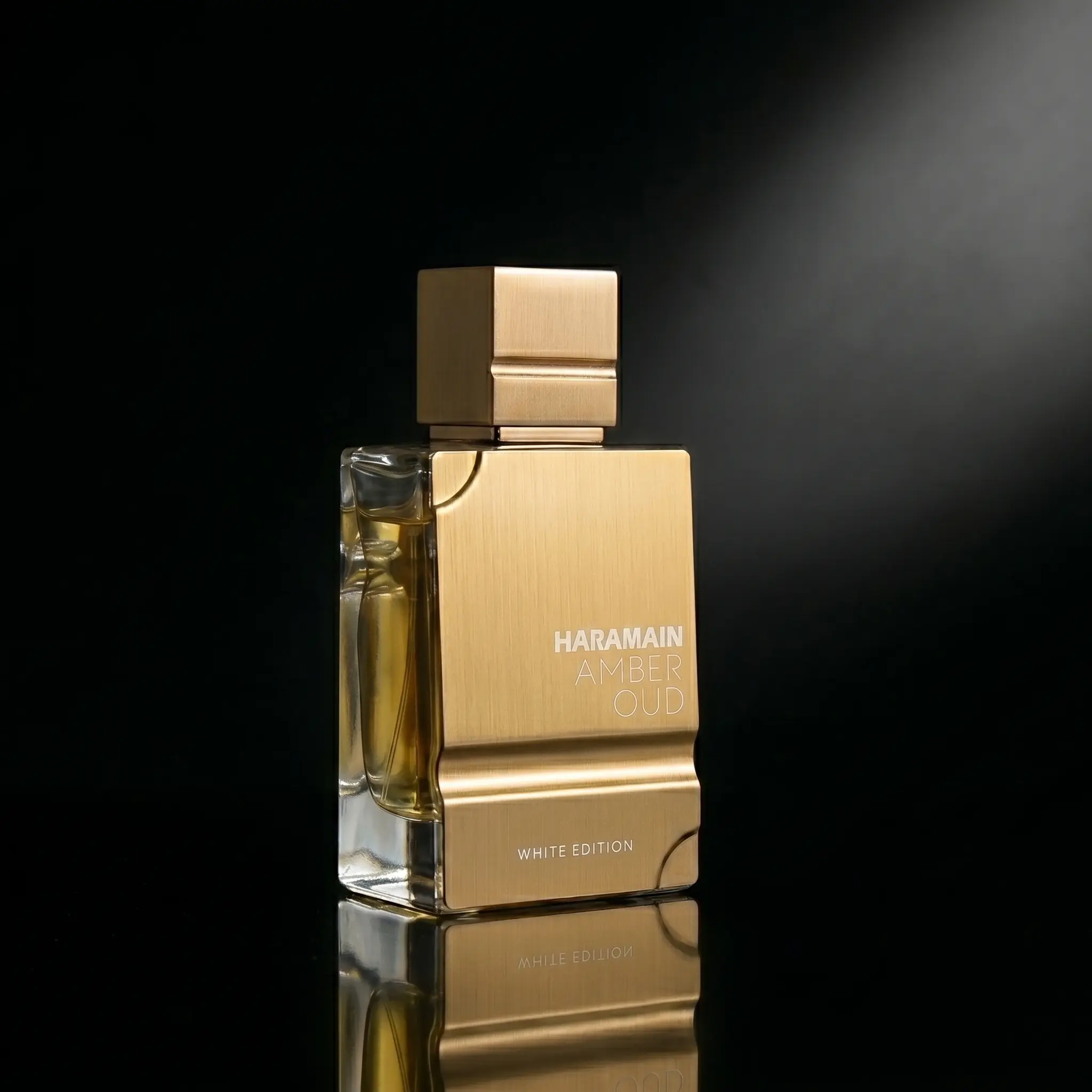 AL HARAMAIN Amber Oud White Edition EDP, Unisex Arabic Perfume, Long-Lasting Floral Amber Fragrance with Aromatic Citrus Woody Notes, 2.0 oz, Bottle, Adults, Patchouli-Musk