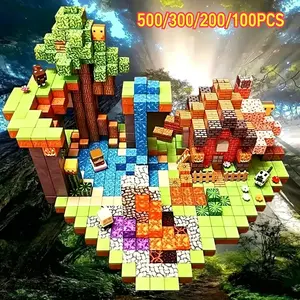 Magnetic Building Blocks, Diy Model Kit, 500/300200PCS Stackable Magnetic Bricks, Eco-Friendly Lightweight Design, Brain Development Logical Thinking Spatial Imagination Creative DIY Assembly, Indoor Family Early Education Toy for Boys Girls Ages 3-12