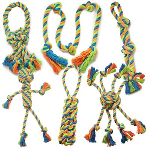 212 MAIN Griggles Loop-Shape Rope Dog Toy - Mighty Bright, Bright Colors