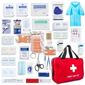First Aid Kit, 1 Set Waterproof Compact Trauma Medical Kit for Any Emergencies, Ideal for Home, Office, Car, Travel, Outdoor, Camping, Hiking, Boating, Christmas Gift