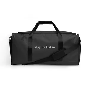 Stay Locked In Duffle (Charcoal)