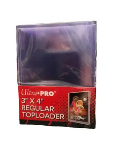 Ultra PRO 3x4 Inch Regular Toploader - 25 Pack for Collectibles Protection & Display
