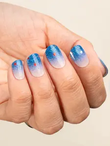 Hey, Starburst Glow - Semi Cured Gel Nail Strips, No LED Lamp Required