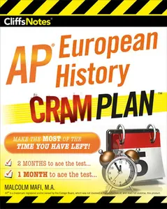 USED Book - Cliffsnotes AP European History Cram Plan by Mafi, Malcolm (Paperback) - english