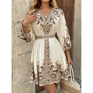 Women'sFashionPrintedDress