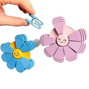 Portable Cute Petal Shape Food Sealing Clips Creative Multifunctional Kitchen Storage Bag Clips Reusable Kitchen Organizer Gadgets