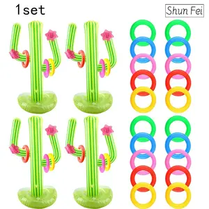 Inflatable Water Polo Game Set, 5 Counts/set Pool Water Toy, Summer Water Game Toy, Outdoor Swimming Pool Toy for Kids & Adults, Water Play, Summer Fun