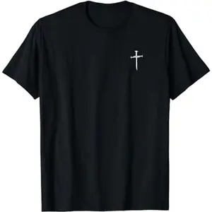 Vintage Jesus Cross Featuring Three Nails Spiritual Religious T Shirt Hoodie and Sweater