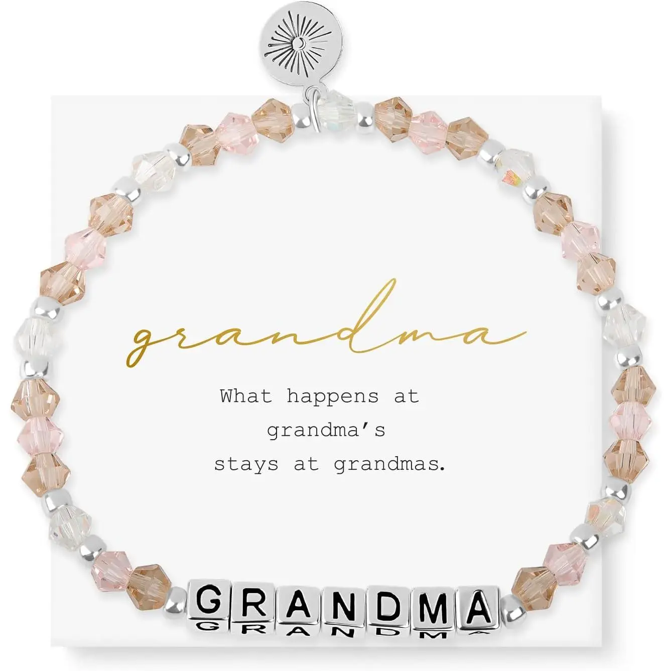 Family Letter Bracelets - Sister Bracelet, Grandma Bracelet, Mom Bracelet - Sister Gifts for Women