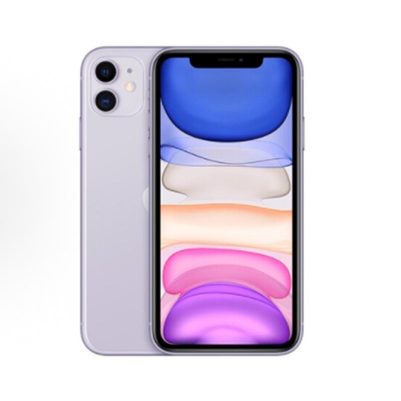 Refurbished iPhone 11 (Unlocked) - 6.1″ display, supports any carriers, excellent condition with 100% battery capacity, zero-mileage, like-new performance