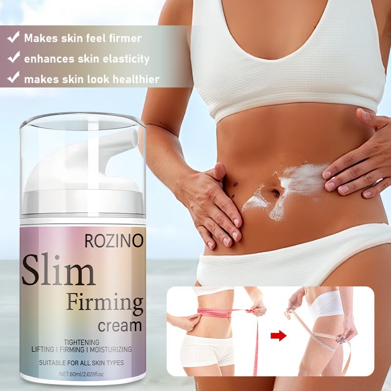 ROZINO Cream - Tightens Loose Belly Skin & Skin On Legs Arms Body & Butt - 60ml Moisturizing Formula for Defined Look