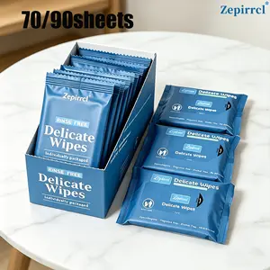 70/90sheets Individually Wrapped Pearl Pattern Wet Wipes, Fluorescent Free, Tear Resistant & Moisture Lock, Mild Skin-Friendly, for Home Office Travel Outdoor Camping, Multi-Purpose Portable Sanitary Wipes 40sheets/box，10sheets/pack