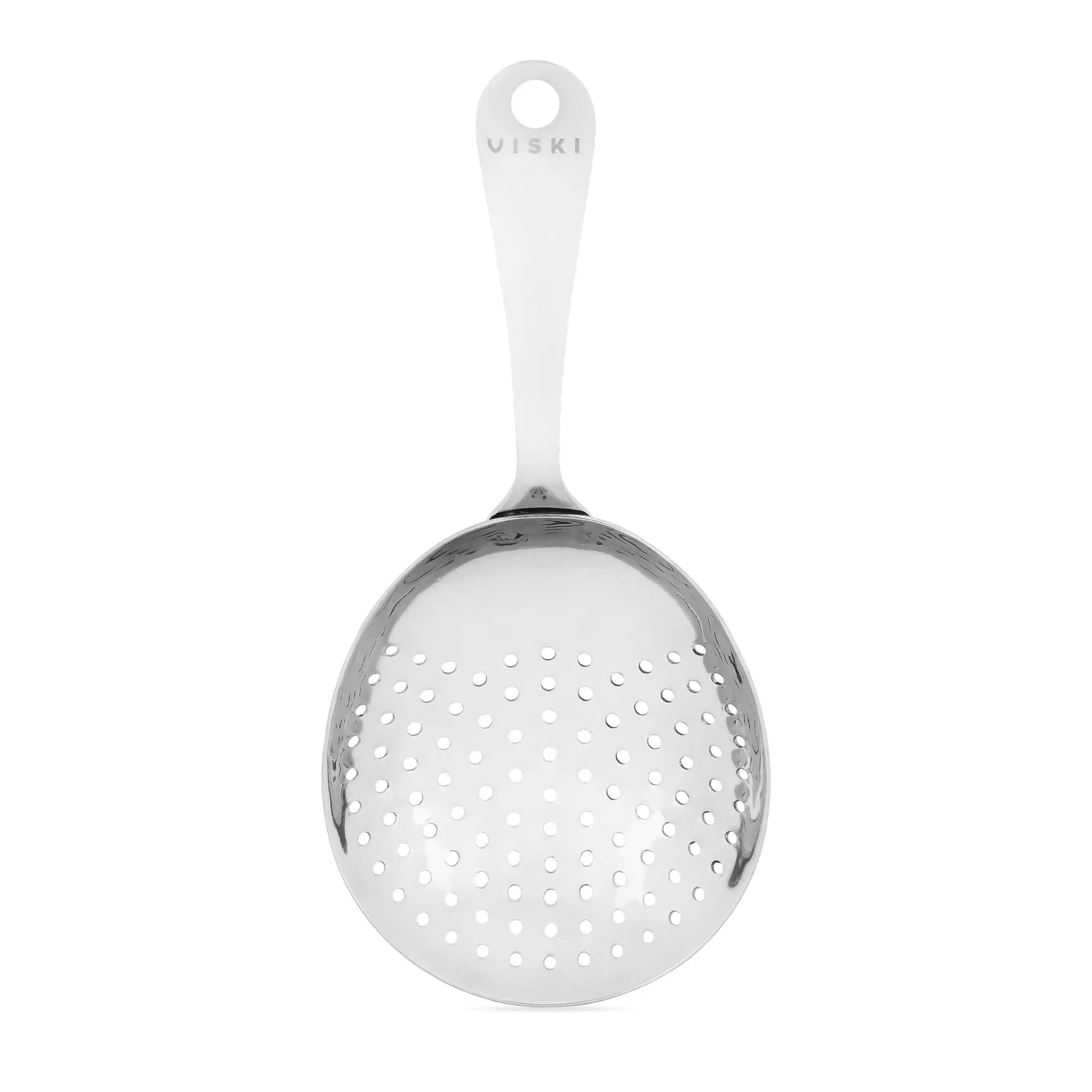 Harrison Julep Strainer in Silver by Viski