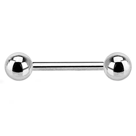 Unisex Lightweight Lead and Nickel-Free Titanium Body Jewellery - 14g, 16g Straight Barbell, Straight Bar Piercing Jewelry with External Threading for Easy Wear
