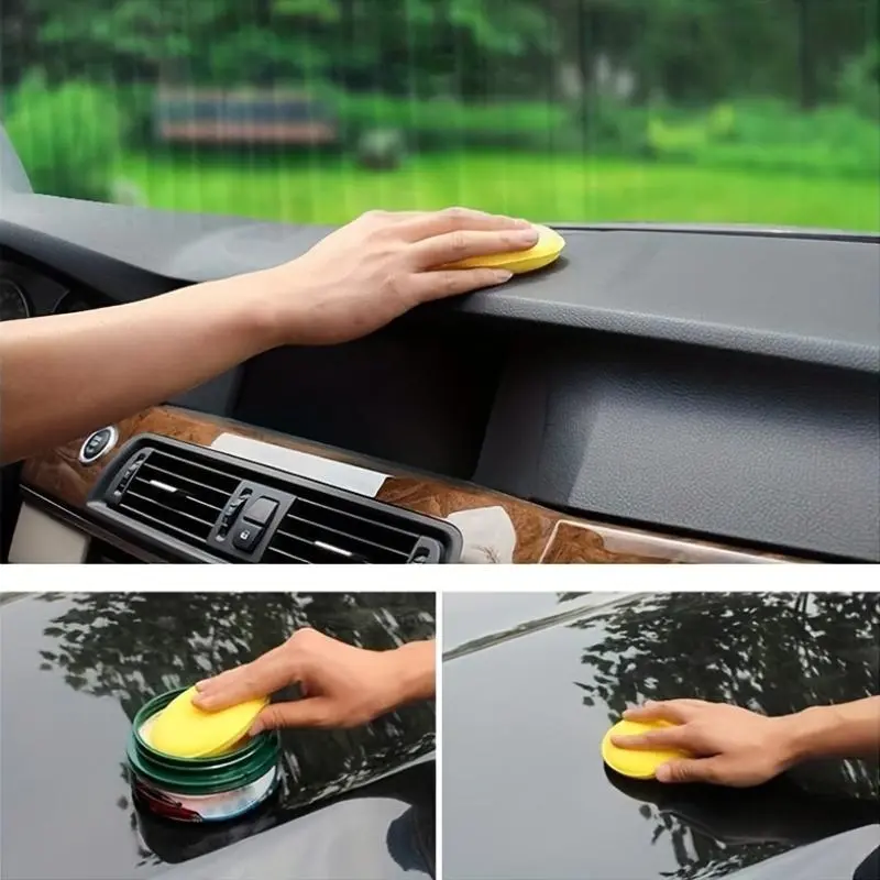 Automotive Soft Foam Sponges Pads - Glass Polishing, Car Glass Care Accessories for Daily Use Comfort Enhancement