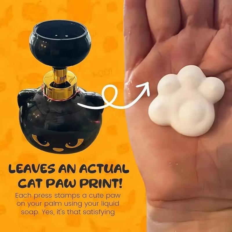 Cute Cat Paw Foaming Soap Dispenser, Claw Flower Shaped Foam Pump Bottle, Creative Cat Shape Hand Soap Foam Dispenser for Bathroom Home Decor