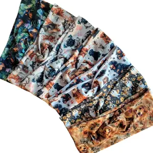 Pet Lover Turban Headband - Adorable Dog Print for Stylish Comfort
