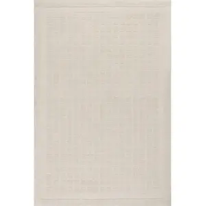 Fritz Checkered Wool Area Rug