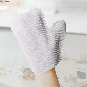 10/20pcs Reusable Microfiber Cleaning Gloves - Absorbent Scrub & Wipe, No More Dirty Hands