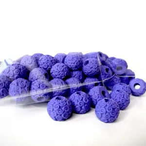 Gum Gum Fruit Hairbeads - Inspired by One Piece (20 Beads)