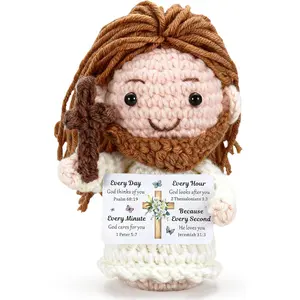 Positive  Crochet Christian Gifts for Women  Emotional Support  Catholic Religious  Faith God First Communion Gifts for Girls Boys Confirmation Baptism  for Women Men