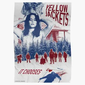 Yellowjackets Poster - Vibrant and Intriguing Poster Celebrating the Yellowjackets Series