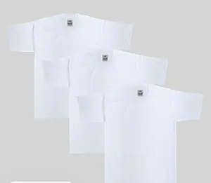 PRO CLUB 3-Pack Heavyweight Short Sleeve Crew Neck T-Shirt for Men & Women, 100% Cotton, Unisex Streetwear Top