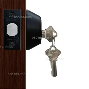 Constructor Deadbolt Door Lock Set with Single Cylinder- Oil Rubbed Bronze