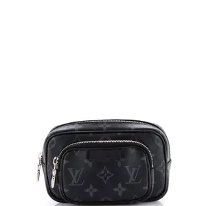 Pre-owned Louis Vuitton material Messenger Bags Outdoor Pouch Monogram Taigarama by Rebag