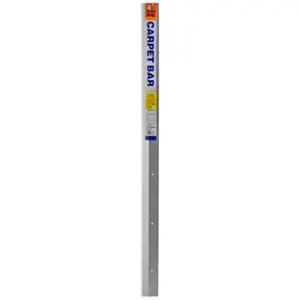 Thermwell H1591P-3 2 x 36 in. Polished Silver Carpet Bar