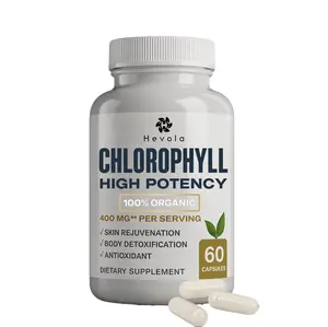 Ultra Chlorophyll 400mg – 20x Potency for Energy, Detox & Internal Deodorant | 60 Caps