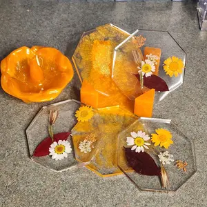 Resin coasters
